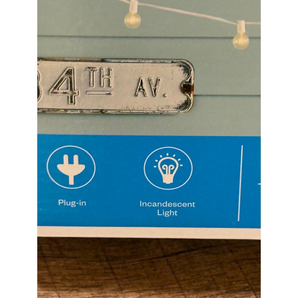 Room Essentials Indoor/Outdoor String 20 Bulb Plug-In Lights - 15ft 10in - NEW - Picture 4 of 4